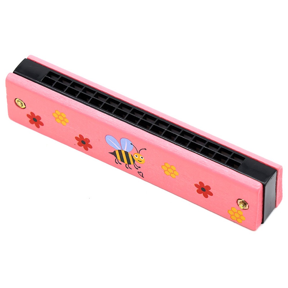 Musical Instrument Melodica - 新しい 16 穴木製ハーモニカカラフルな塗装メロディックメロディカかわいい漫画オルフ楽器音楽教育