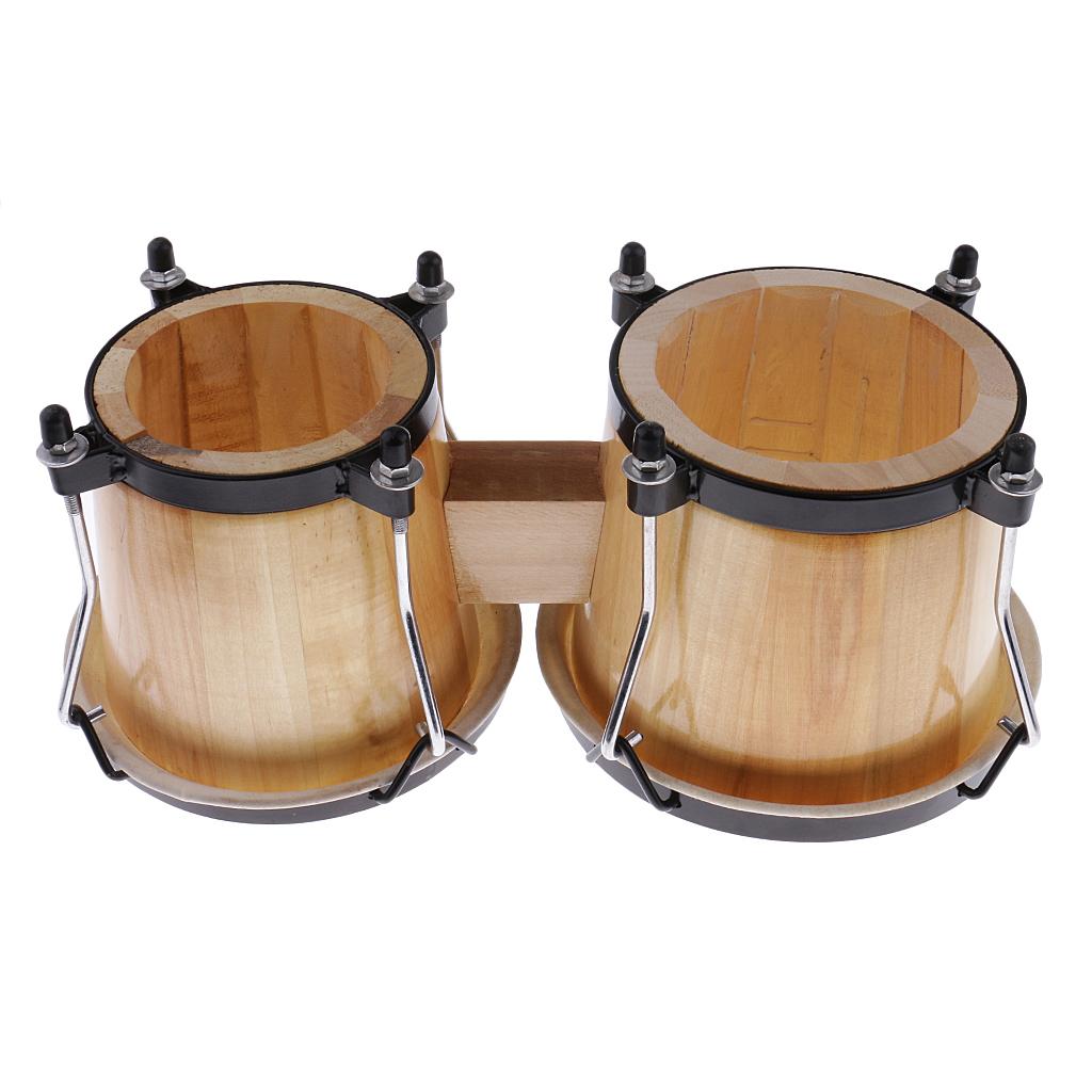 Bongo Drum Set - オルフ楽器 ボンゴドラム 木製パーカッション ボンゴ楽器 ハンドドラム 初心者から上級者まで