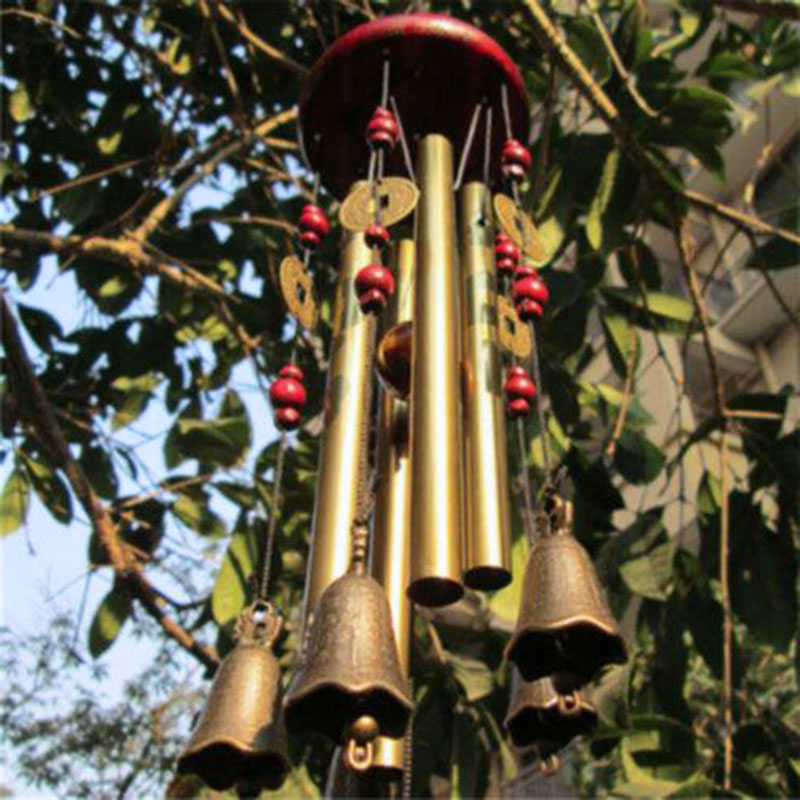 Wind Chime Tubular - 風鈴ガーディアン金属アルミチューブベル風鈴クリエイティブ中空家庭菜園壁掛け装飾手作りギフト