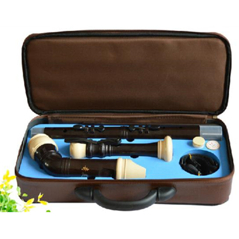Recorder Baroque Style - プロフェッショナル 8 穴バロック低音樹脂クラリネット中国フルート F キー楽器低音英語スタイルリコーダー