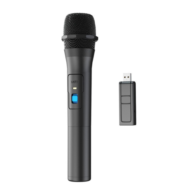 Shure Mic Sm58 - VHF ワイヤレスマイクシステム USB レシーバー付きポータブルハンドヘルドカラオケマイクホームパーティー用スマートテレビ PC 屋外歌唱用