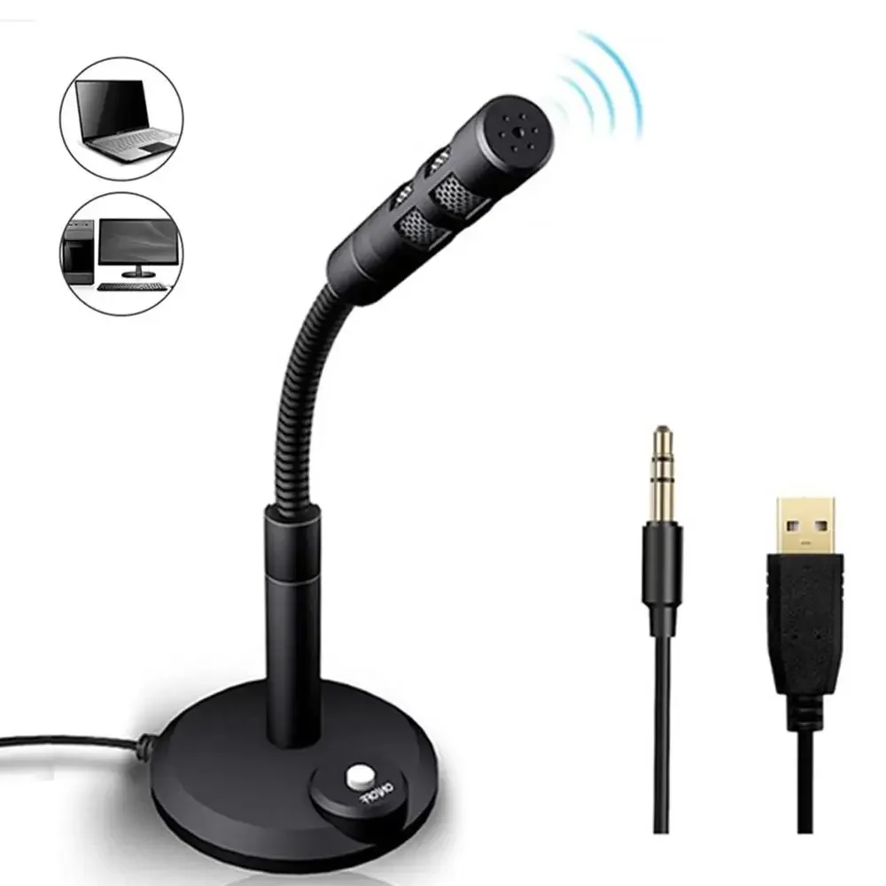 Shure Mic Sm58 - USB デスクトップマイク 3.5mm 無指向性 PC ラップトップコンピュータマイク