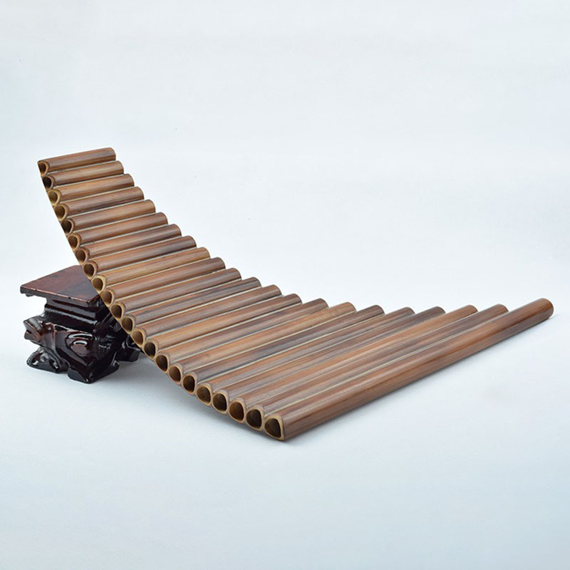 Shakuhachi Bamboo Flute - G/F/C キーパンフルート 22 パイプ竹笛伝統的な中国の演奏パンフルート大人初心者プロの木管楽器