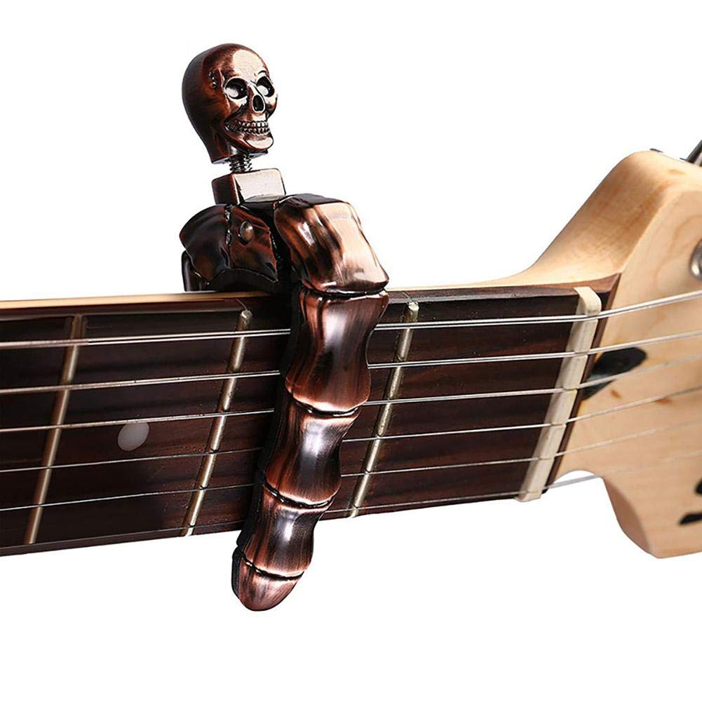 ギターカポ スカルカポ アコースティックギターとエレキギター - Musical Instrument Types のレビューと価格