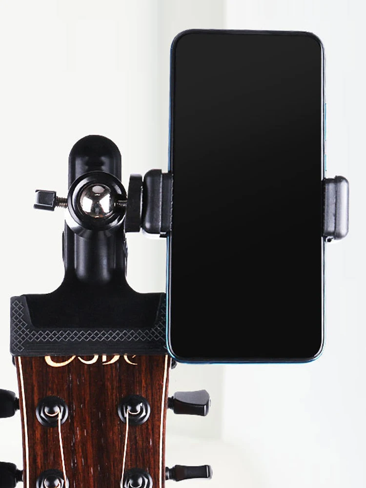 360 °   回転ギター電話ホルダーマウント ライブストリ - Musical Instrument Video のレビューと価格