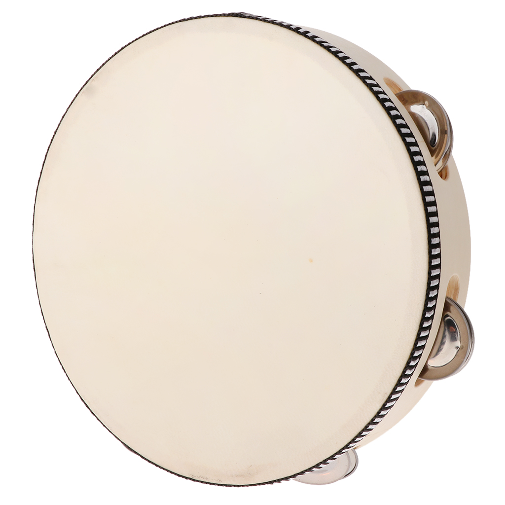 木製タンバリン、打楽器、ハンドドラム、音楽教育、子供用パーカ - Musical Instrument Tambourine のレビューと価格