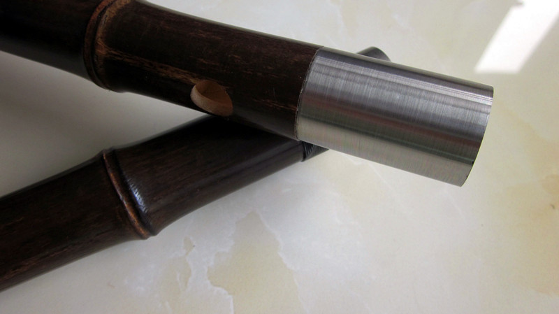 中国の苦い竹フルート、横断、オープンホールのファウタ、白い銅 - Shakuhachi Bamboo Flute のレビューと価格