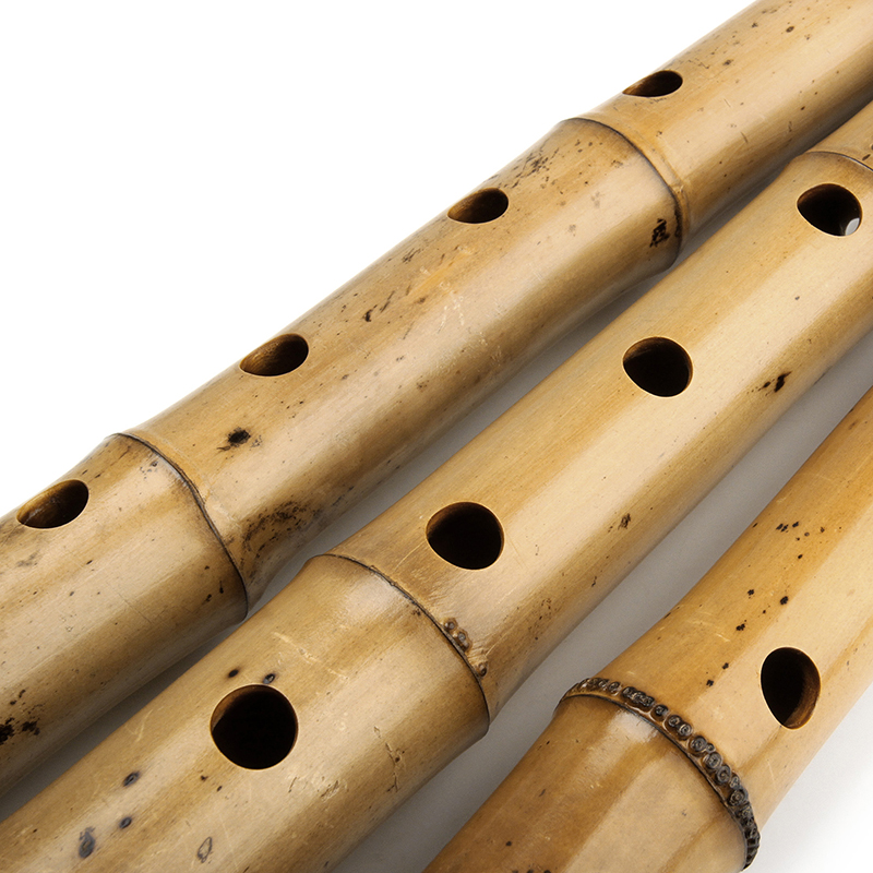 5穴手作り天然竹製尺八木笛1.8/1.6 D/Eキー楽器バッ - Shakuhachi Bamboo Flute のレビューと価格