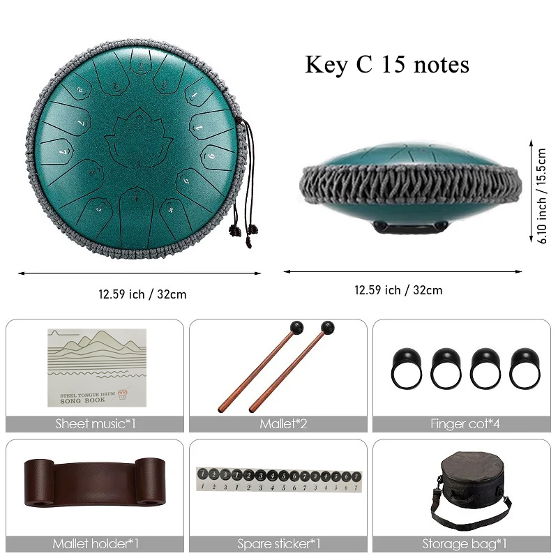Hluru-グルコフォンスチールタングドラム、エアリアルドラ - Musical Instrument Types のレビューと価格