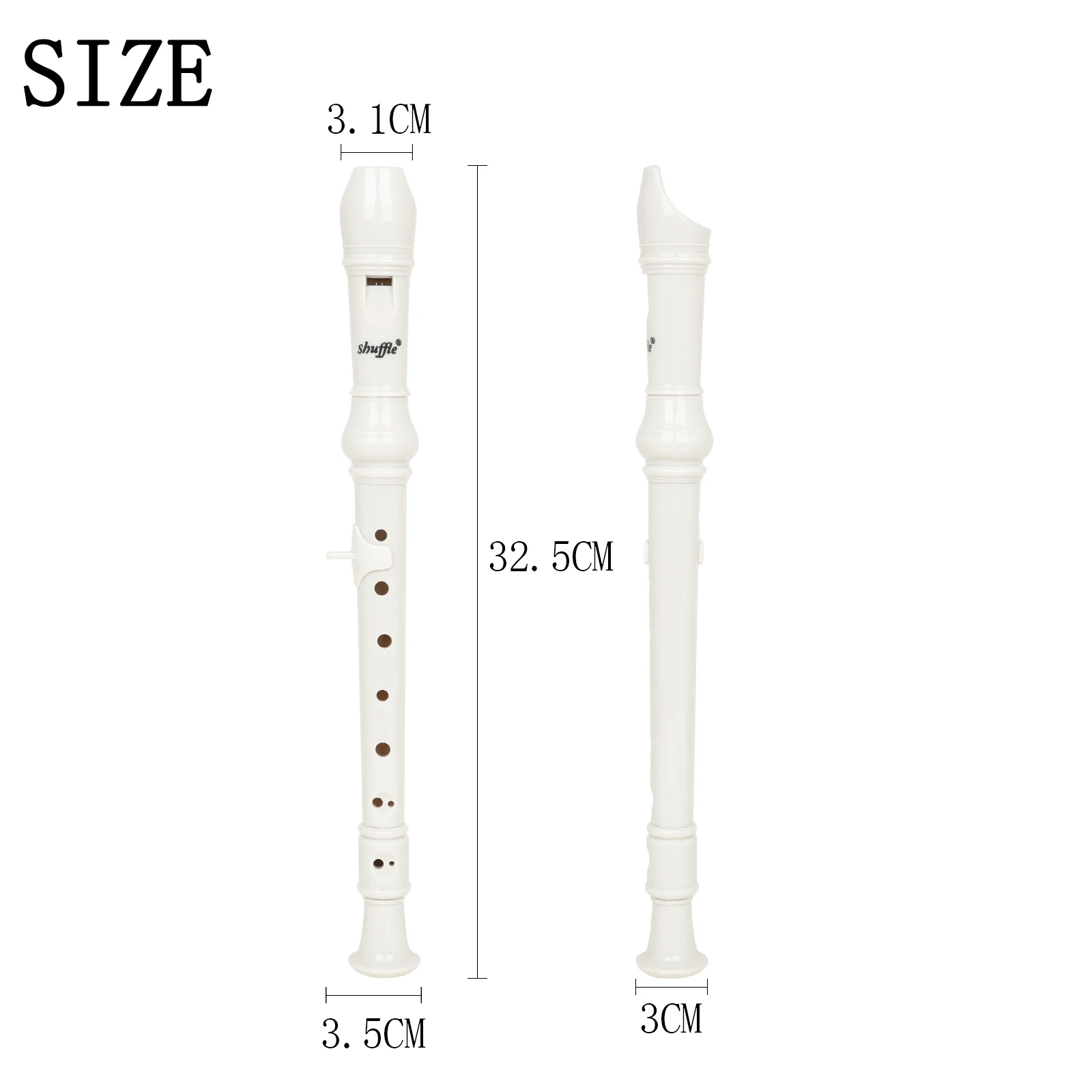 8穴フルート バロックスタイルフルート ABS製 デスカント - Recorder Baroque Style のレビューと価格