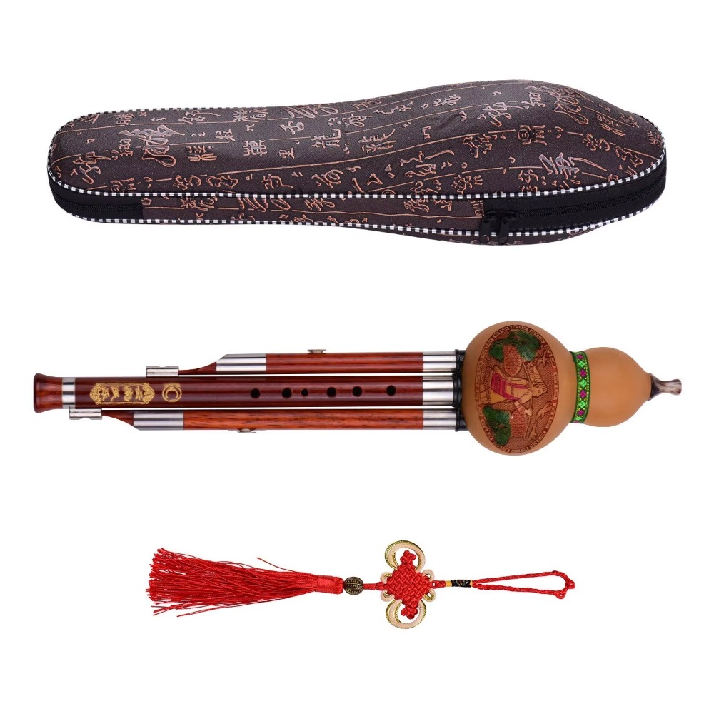 3トーンCキー フルート型笛 木製管 中国伝統楽器 中国結び - Musical Instrument Of のレビューと価格