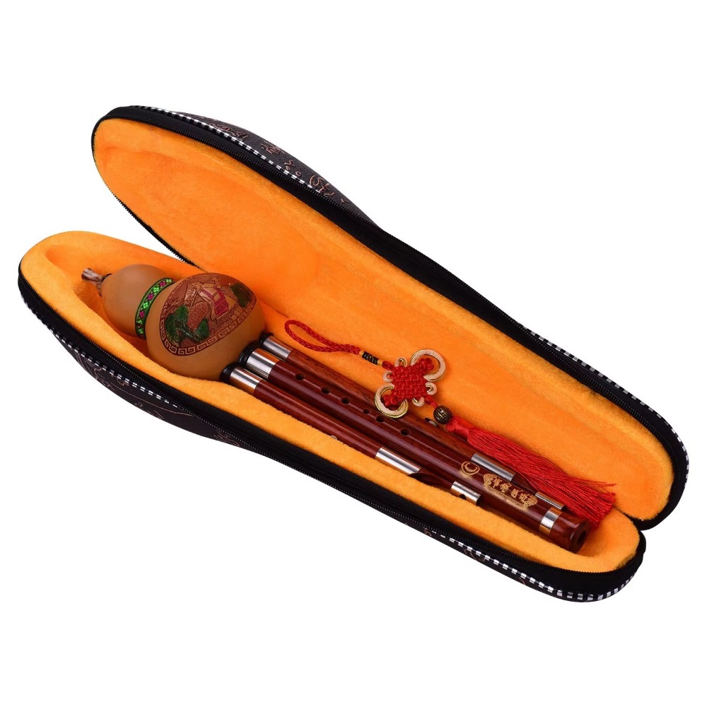 3トーンCキー フルート型笛 木製管 中国伝統楽器 中国結び - Musical Instrument Of のレビューと価格