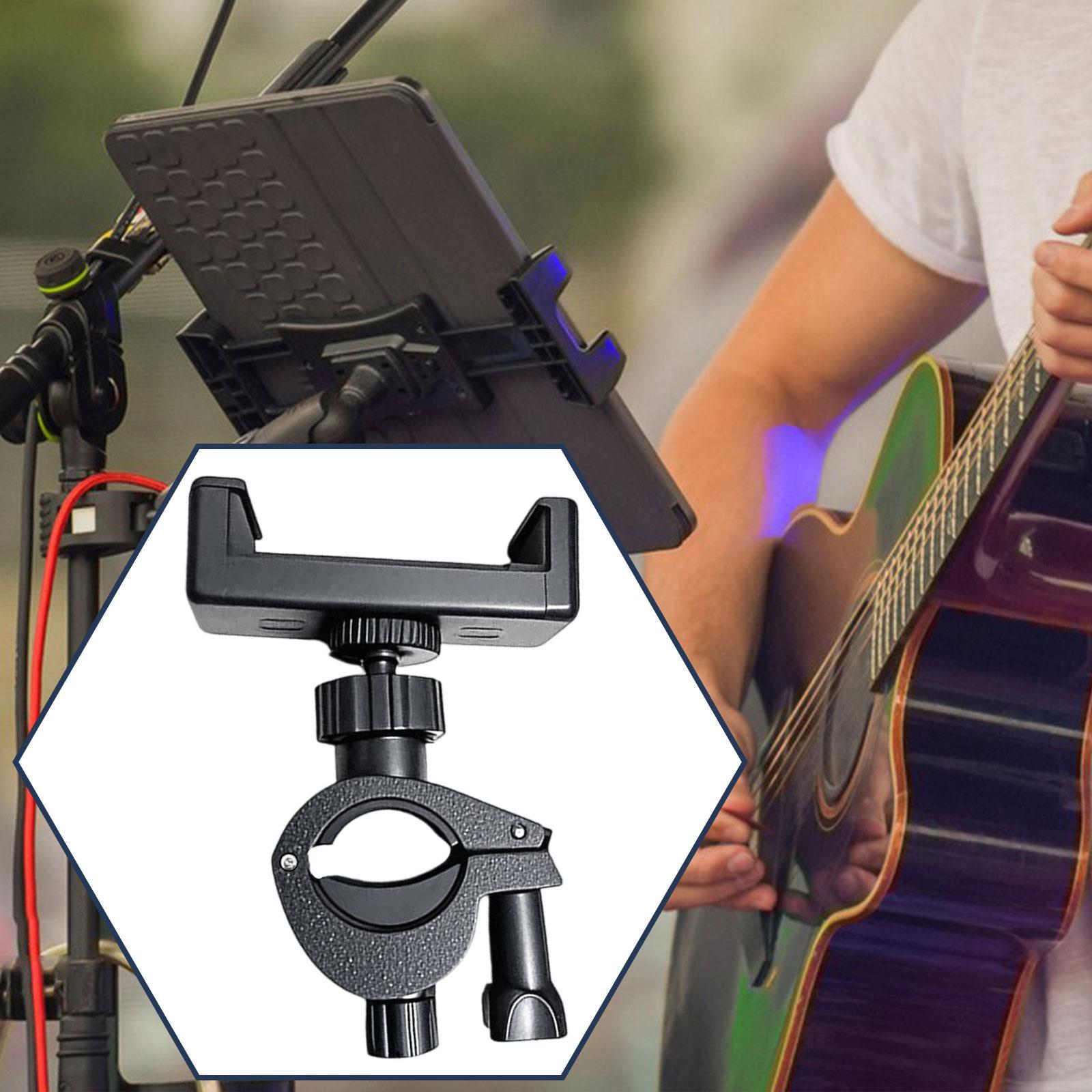 マーチングバンド音楽用ライアーフォンホルダークリップクランプ - Musical Instrument Video のレビューと価格