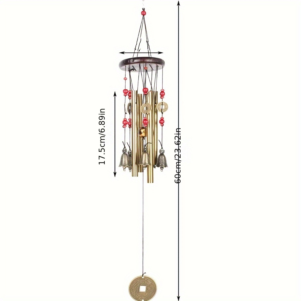 伝統的なブロンズ製ウィンドチャイム,吊り下げ式装飾,金属管, - Wind Chime Tubular のレビューと価格