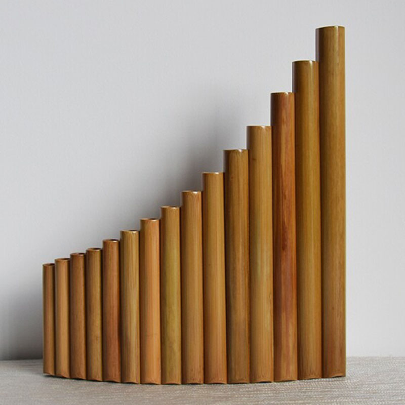 15/22パイプパンフルート C/Gキー 手作り竹製パンパイ - Shakuhachi Bamboo Flute のレビューと価格