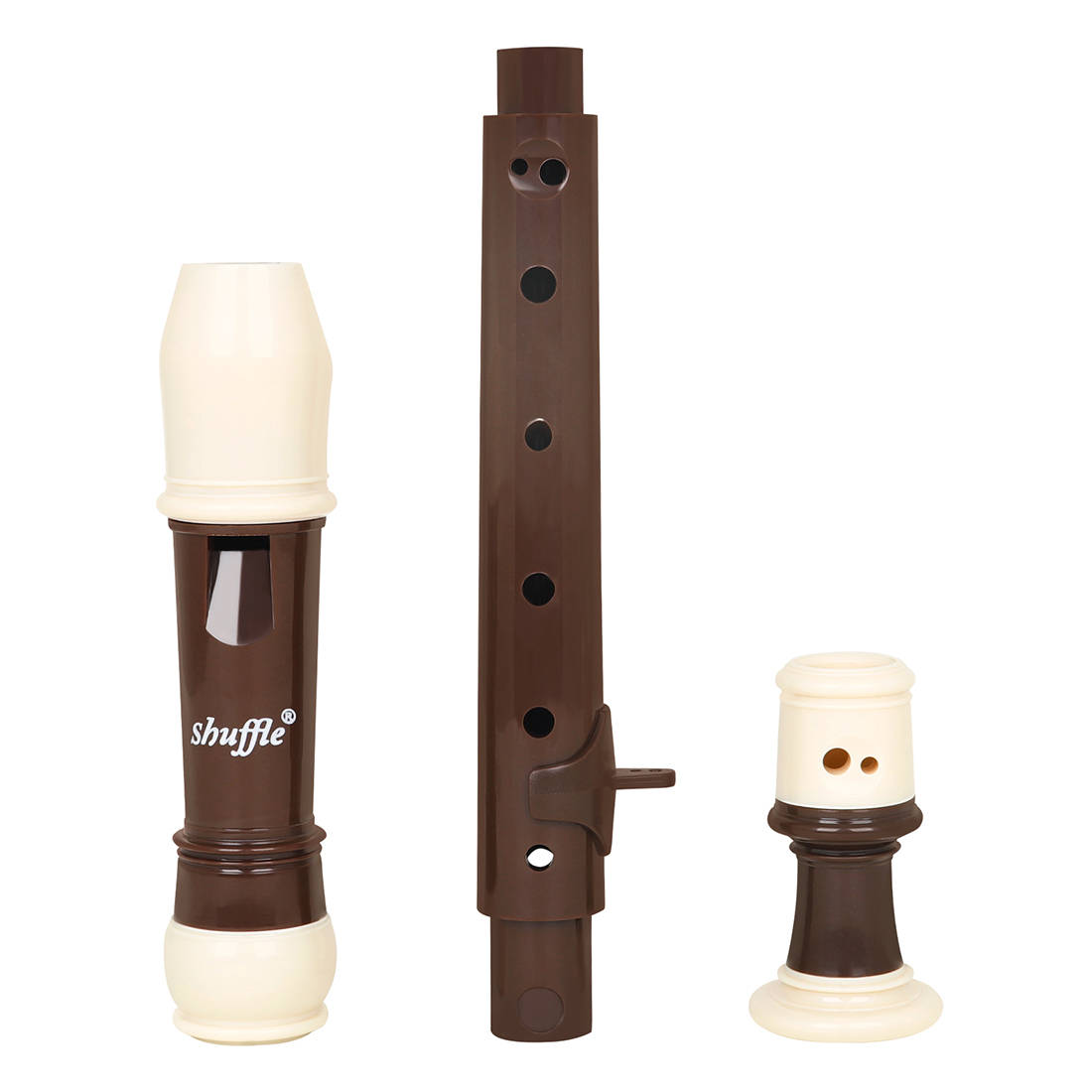 シャッフル-クリーニングスティック付き8穴レコーダー、バロッ - Recorder Baroque Style のレビューと価格