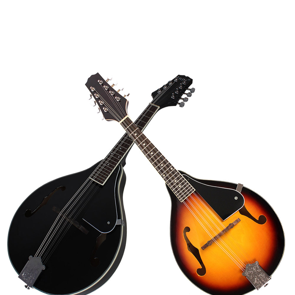 A スタイル 8 弦バスウッドマンドリン楽器ウクレレローズウ - Mandolin A Style のレビューと価格