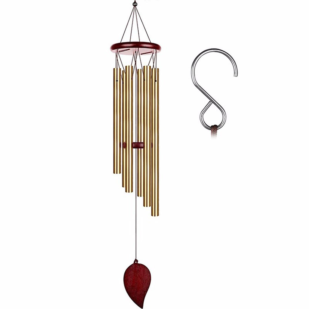 金のなる木 6 チューブ風鈴ベル幸運の装飾ホームベルペンダン - Wind Chime Tubular のレビューと価格