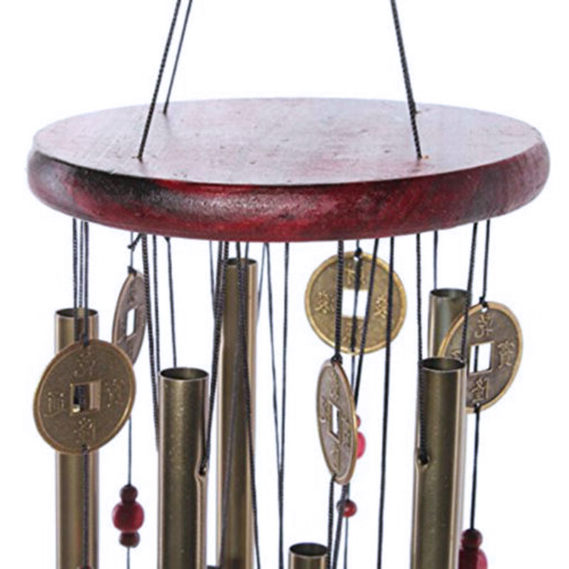 大型風鈴チューブ鐘木材 + 金属教会の鐘屋外屋内家庭菜園 D - Wind Chime Tubular のレビューと価格