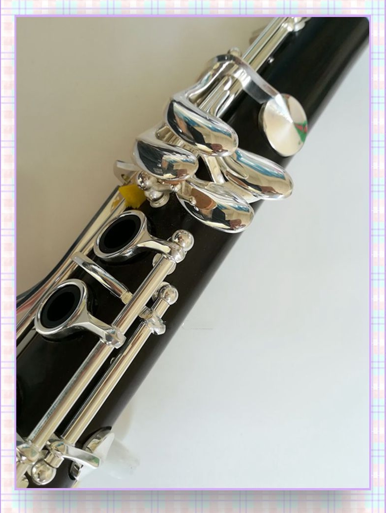 高品質B♭クラリネット 17キー シルバーメッキボタン エボ - Musical Instrument Ending In A のレビューと価格