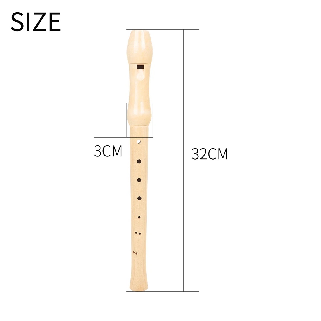 1pc 8 穴高音クラリネット木製フルート初心者学習プロフェ - Recorder Baroque Style のレビューと価格