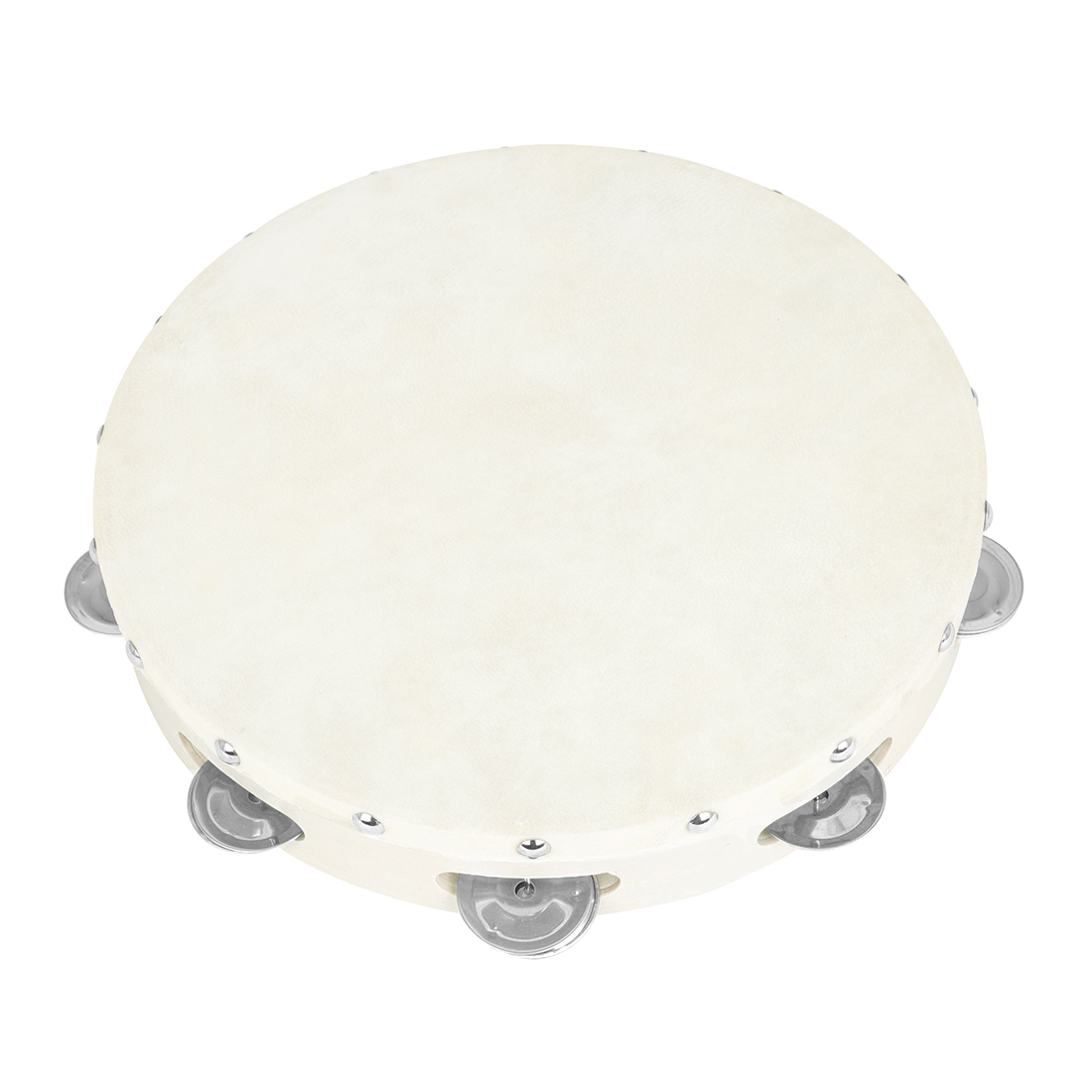IRIN 8/10 インチタンバリンオルフ羊皮ドラム木製タン - Musical Instrument Tambourine のレビューと価格