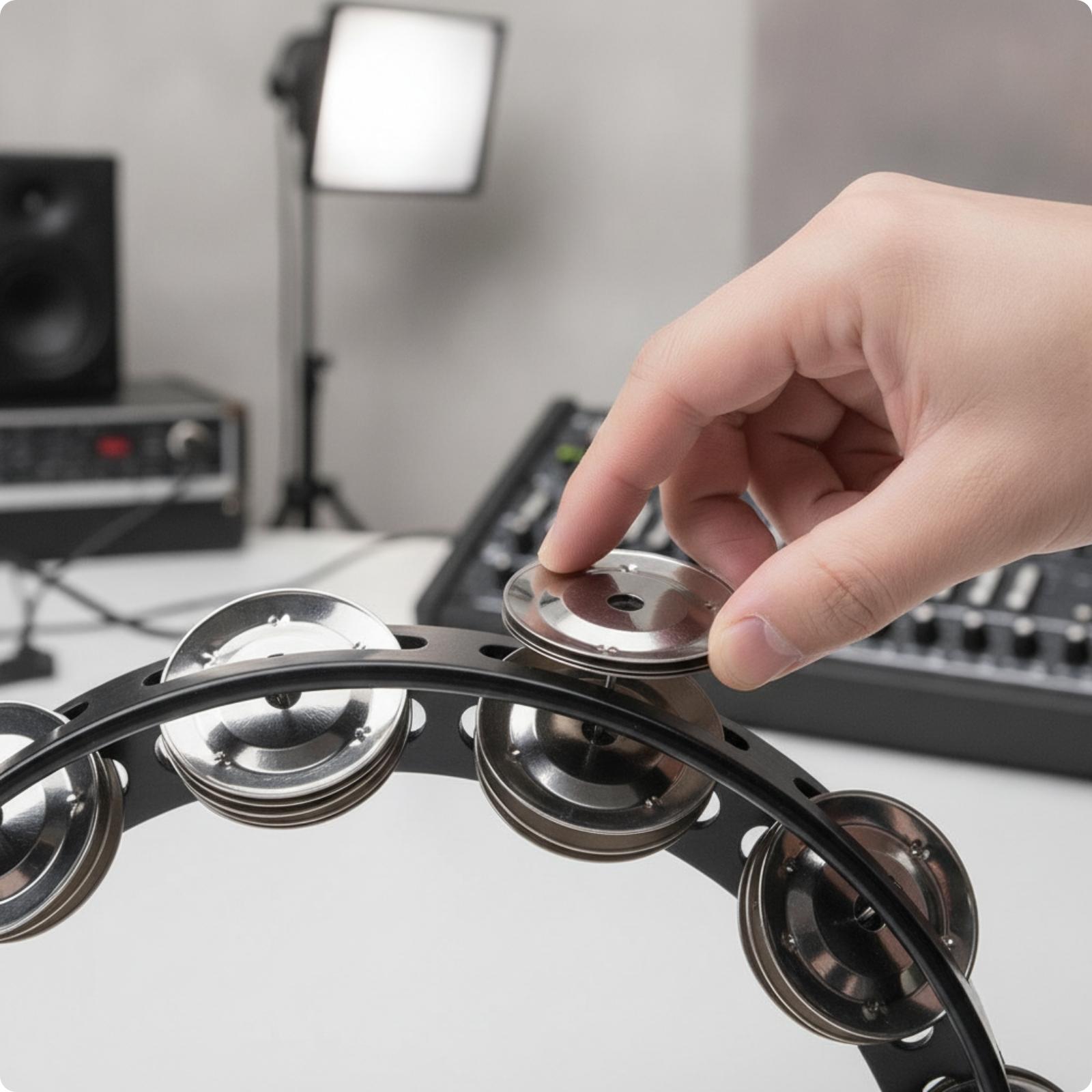 50個 スチール製タンバリンベル 丸型工業用プレート 滑らか - Musical Instrument Tambourine のレビューと価格