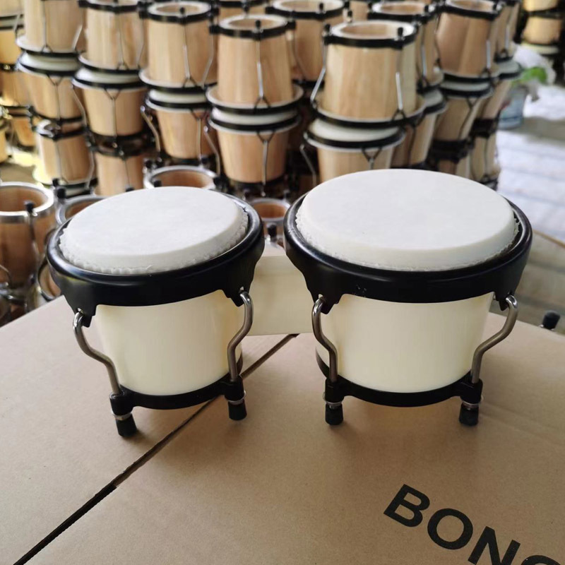 4+5インチABSプラスチックボンゴドラム打楽器プラスチック - Bongo Drum Set のレビューと価格