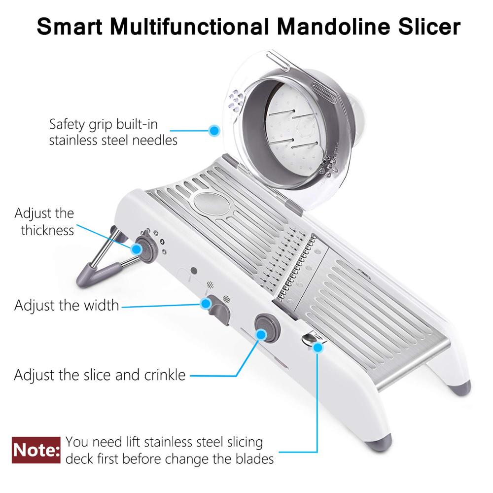 LMETJMA 18 種類調整可能なマンドリンスライサーステ - Mandolin A Style のレビューと価格