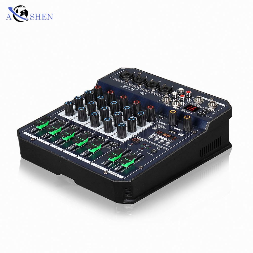 AOSHEN オーディオミキサー DJ用 楽器 ライブストリ - Musical Instrument Video のレビューと価格