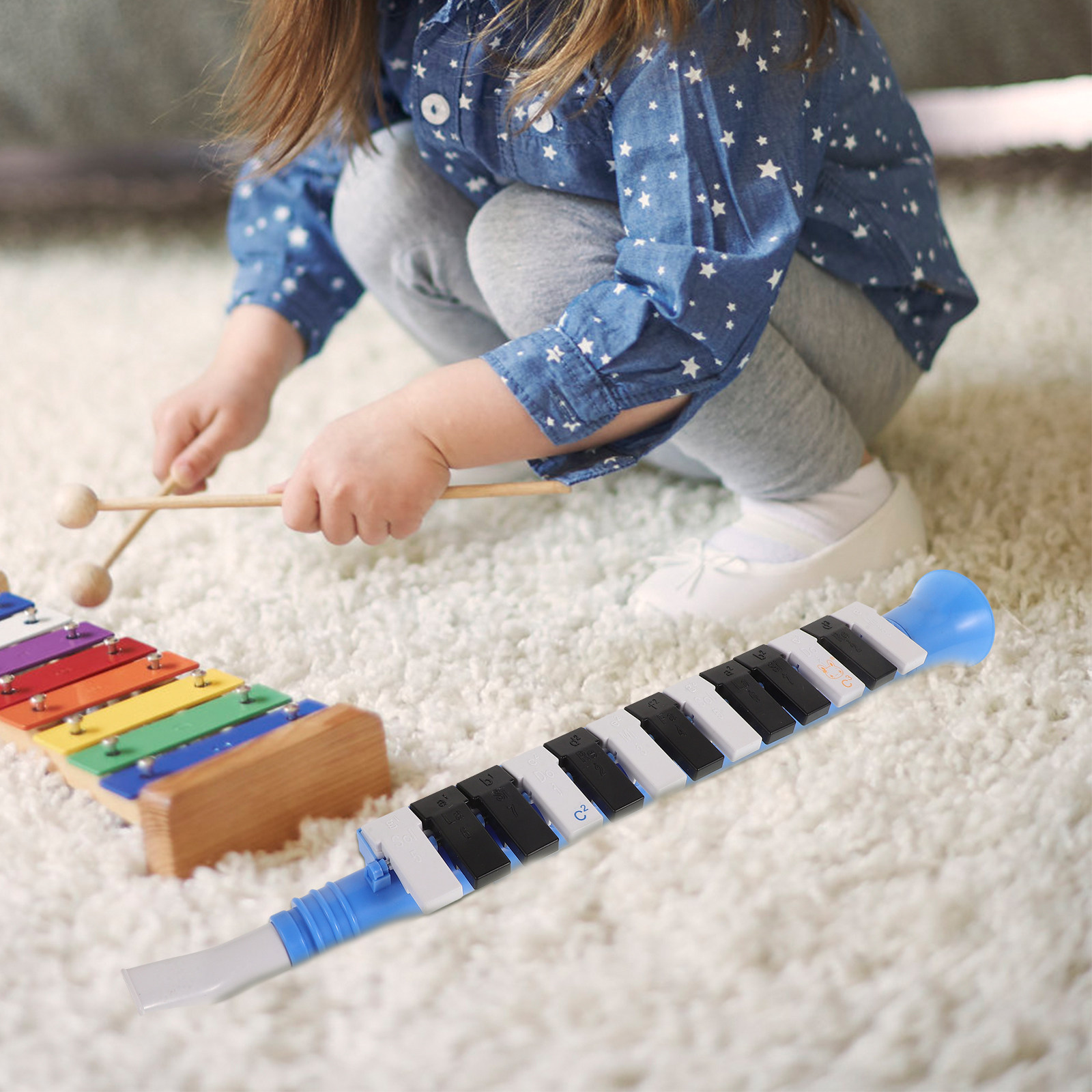 13音メロディカハーモニカプラスチック製楽器子供初心者向け早 - Musical Instrument Melodica のレビューと価格