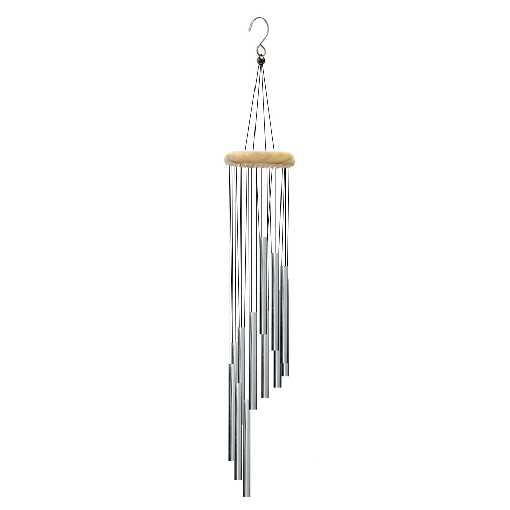 1 ピース 12 チューブアルミ合金風鈴セット フック付き  - Wind Chime Tubular のレビューと価格