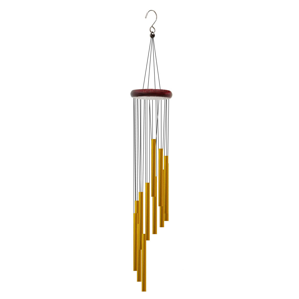 1 ピース 12 チューブアルミ合金風鈴セット フック付き  - Wind Chime Tubular のレビューと価格