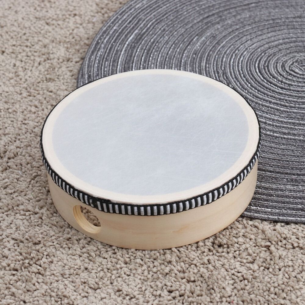 楽器 4/6/8/10 インチ木製ハンドドラム木製フレーム安 - Musical Instrument Tambourine のレビューと価格