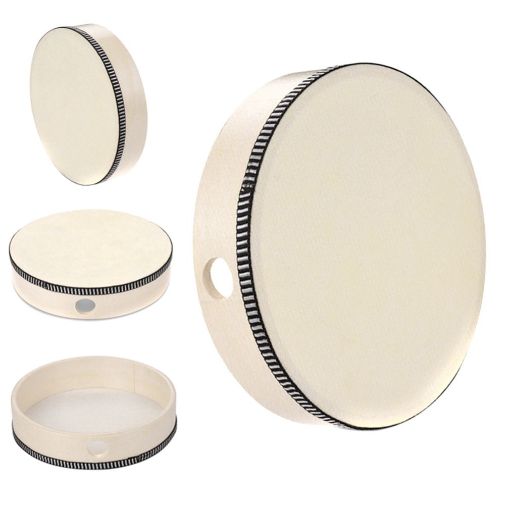 楽器 4/6/8/10 インチ木製ハンドドラム木製フレーム安 - Musical Instrument Tambourine のレビューと価格