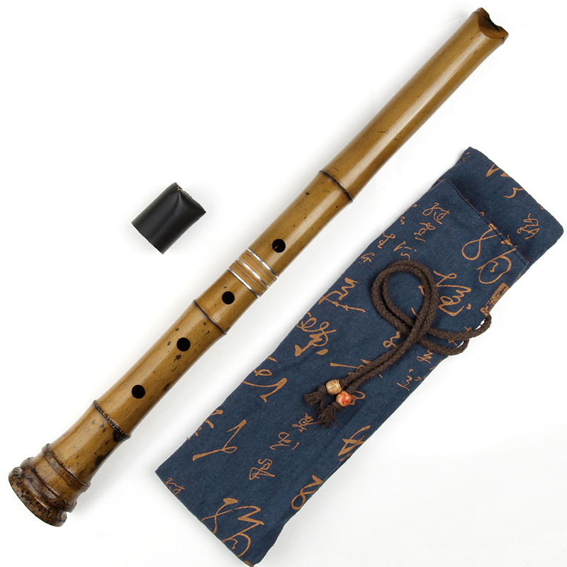 D キー 2 セクション尺八 5 穴竹フルートバッグ付きプロ - Shakuhachi Bamboo Flute のレビューと価格