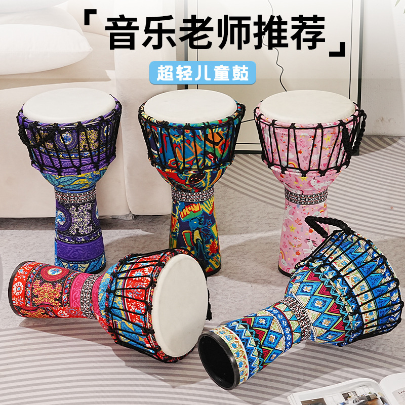 PVC製アフリカン・ドラム、羊皮製8インチハンドドラム、打楽 - Musical Instrument Tambourine のレビューと価格