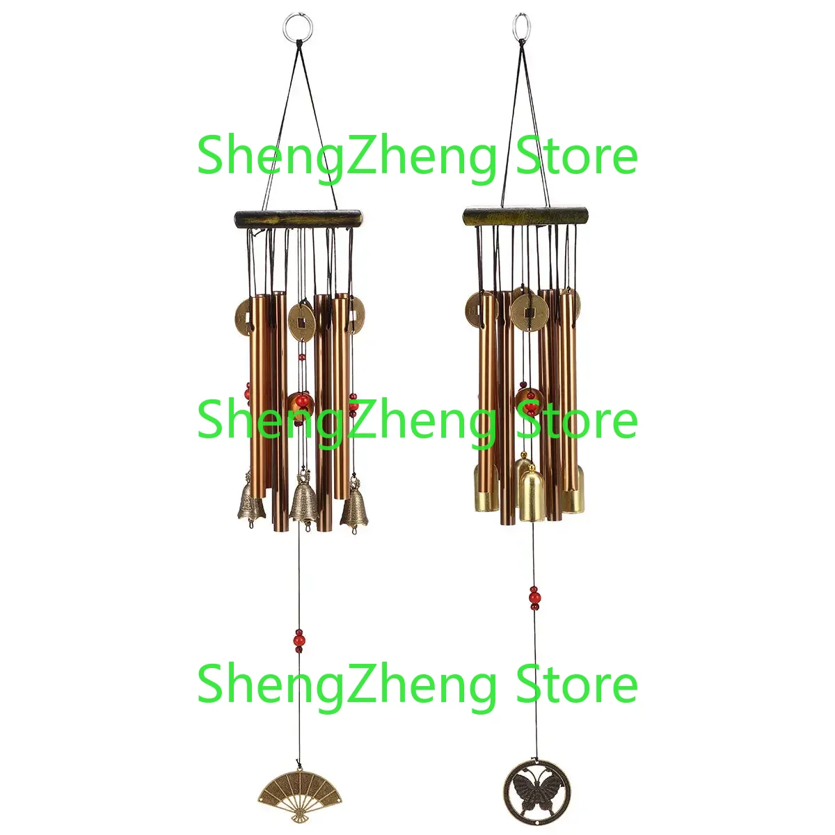 無垢材中空管金属管管状風鈴防錆ギフト - Wind Chime Tubular のレビューと価格