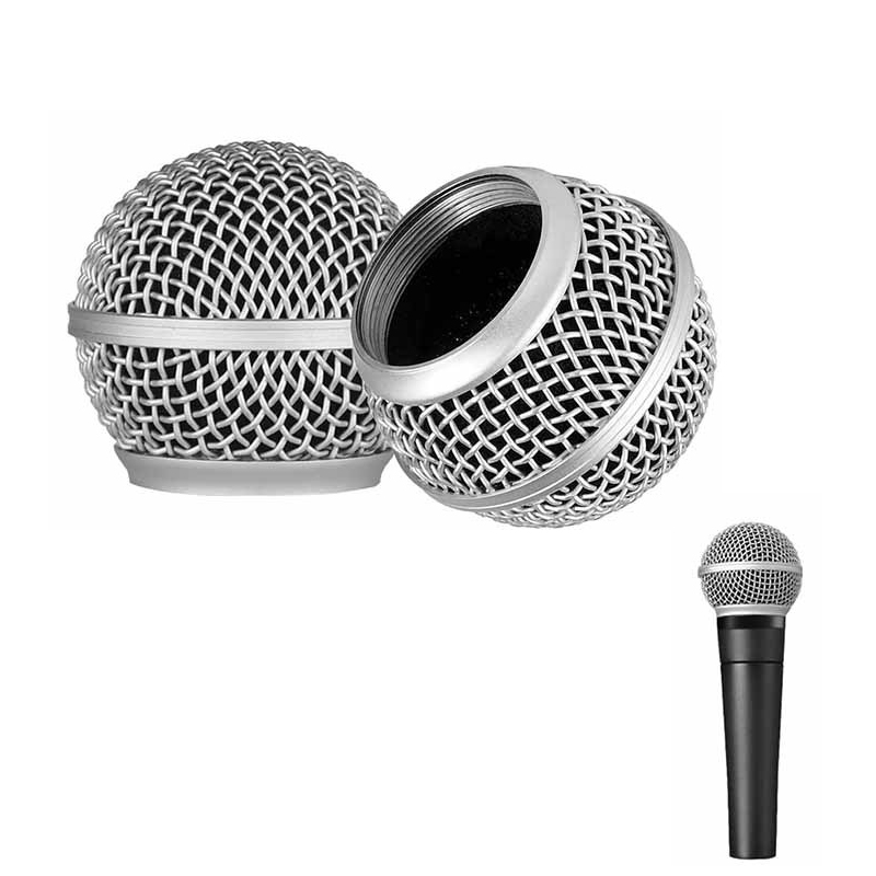 交換用マイクグリル,スチールマイクヘッドパーツ,スペアアクセ - Shure Mic Sm58 のレビューと価格