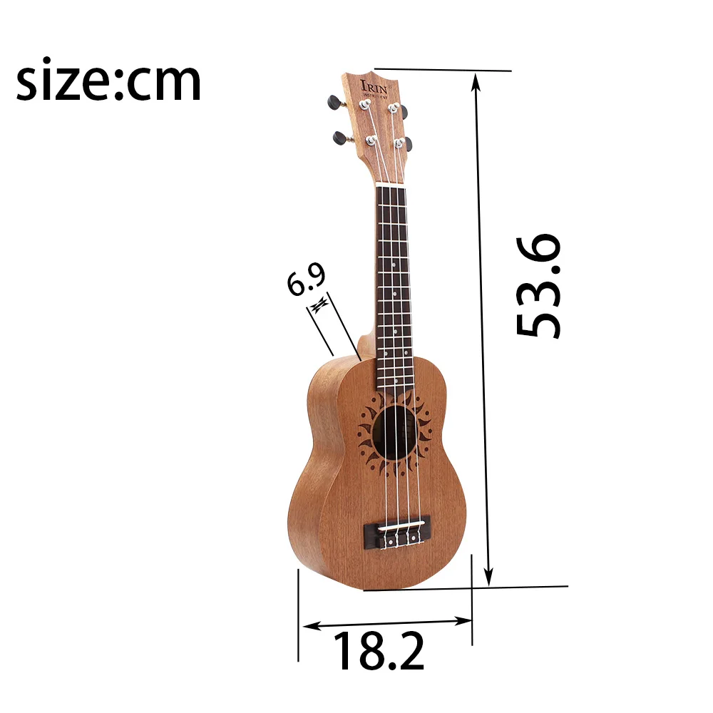 IRIN 21 インチ ウクレレ ハイエンド無垢材手作りの弦 - Musical Instrument Ending In A のレビューと価格