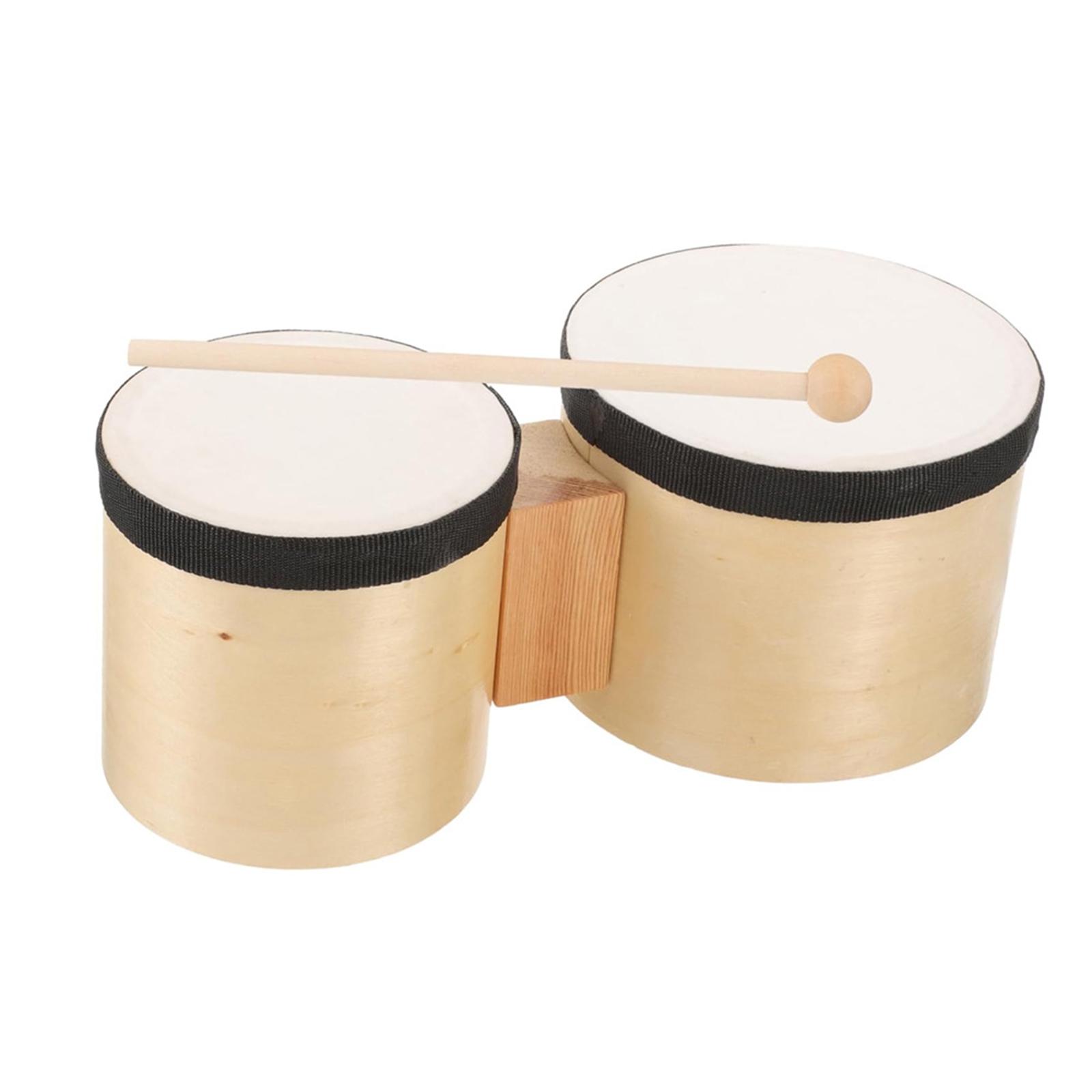 ミニボンゴドラム練習セット ハンドドラム楽器 アコースティッ - Bongo Drum Set のレビューと価格