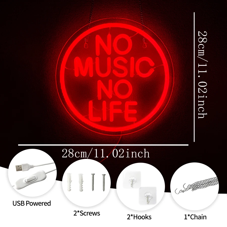寝室、スタジオ、音楽パーティー、マンケーブ、バー、ゲーム愛好 - Musical Instrument Sign のレビューと価格