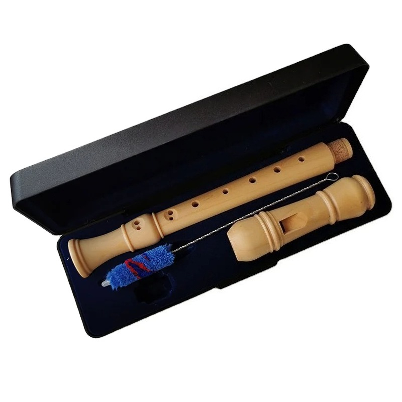 3ブロックソリッドメープルウッド8穴ソプラノリコーダーバロッ - Recorder Baroque Style のレビューと価格