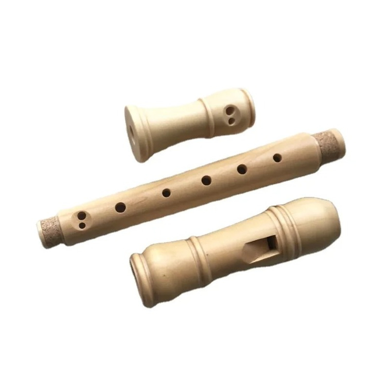 3ブロックソリッドメープルウッド8穴ソプラノリコーダーバロッ - Recorder Baroque Style のレビューと価格